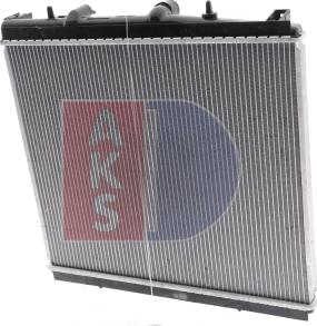 AKS Dasis 160115N - Radiator, engine cooling autospares.lv