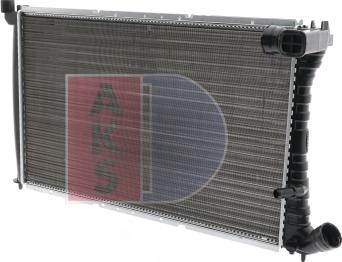 AKS Dasis 160350N - Radiator, engine cooling autospares.lv