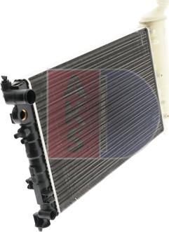 AKS Dasis 160330N - Radiator, engine cooling autospares.lv