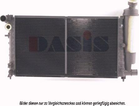 AKS Dasis 160330N - Radiator, engine cooling autospares.lv