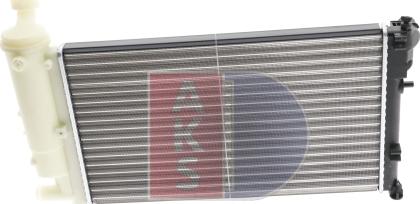 AKS Dasis 160370N - Radiator, engine cooling autospares.lv