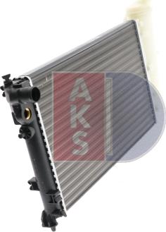 AKS Dasis 160370N - Radiator, engine cooling autospares.lv