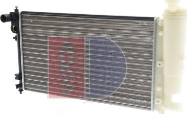 AKS Dasis 160370N - Radiator, engine cooling autospares.lv