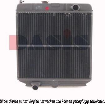 AKS Dasis 160210N - Radiator, engine cooling autospares.lv