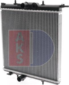 AKS Dasis 161450N - Radiator, engine cooling autospares.lv