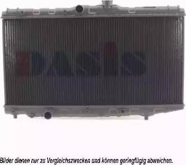 AKS Dasis 161060N - Radiator, engine cooling autospares.lv