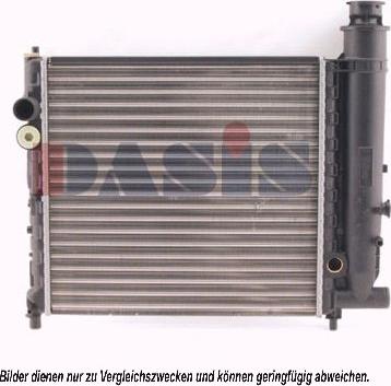 AKS Dasis 161170N - Radiator, engine cooling autospares.lv