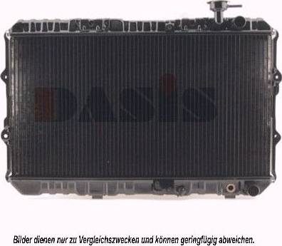 AKS Dasis 100460N - Radiator, engine cooling autospares.lv