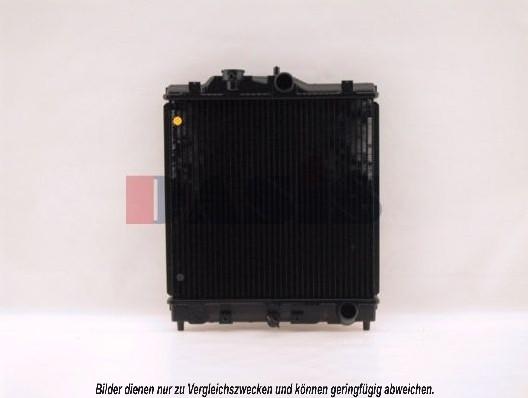 AKS Dasis 100550N - Radiator, engine cooling autospares.lv