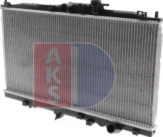 AKS Dasis 100560N - Radiator, engine cooling autospares.lv