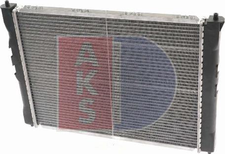 AKS Dasis 100680N - Radiator, engine cooling autospares.lv