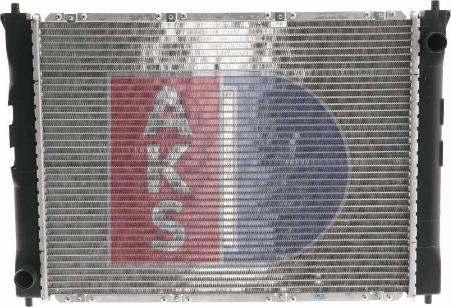 AKS Dasis 100680N - Radiator, engine cooling autospares.lv