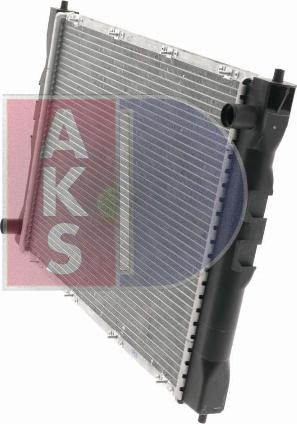 AKS Dasis 100680N - Radiator, engine cooling autospares.lv