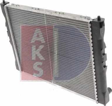 AKS Dasis 100680N - Radiator, engine cooling autospares.lv