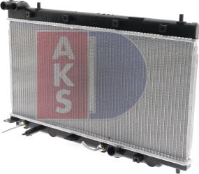 AKS Dasis 100052N - Radiator, engine cooling autospares.lv