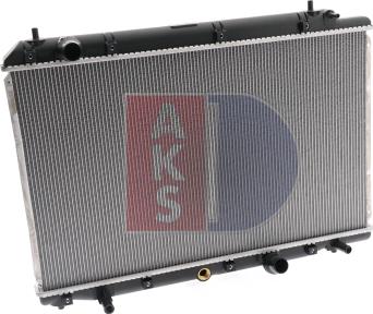 AKS Dasis 100064N - Radiator, engine cooling autospares.lv