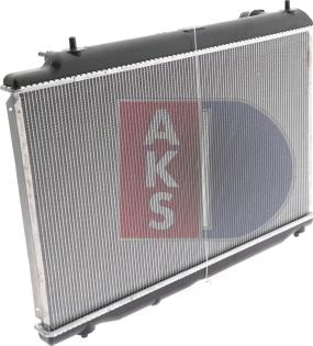 AKS Dasis 100064N - Radiator, engine cooling autospares.lv