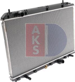 AKS Dasis 100064N - Radiator, engine cooling autospares.lv