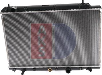 AKS Dasis 100064N - Radiator, engine cooling autospares.lv