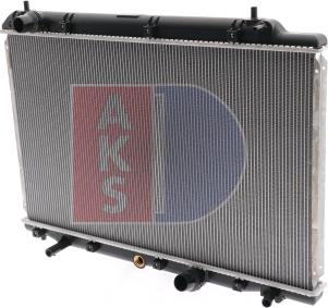 AKS Dasis 100064N - Radiator, engine cooling autospares.lv