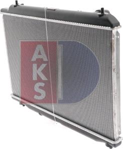 AKS Dasis 100064N - Radiator, engine cooling autospares.lv