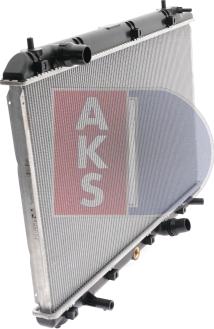 AKS Dasis 100064N - Radiator, engine cooling autospares.lv