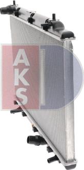 AKS Dasis 100064N - Radiator, engine cooling autospares.lv