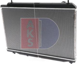 AKS Dasis 100064N - Radiator, engine cooling autospares.lv