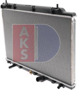 AKS Dasis 100064N - Radiator, engine cooling autospares.lv