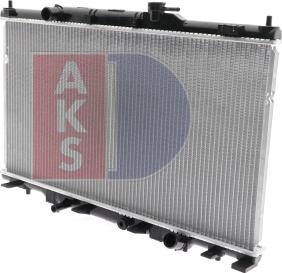 AKS Dasis 100004N - Radiator, engine cooling autospares.lv