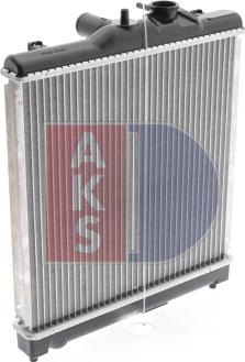 AKS Dasis 100014N - Radiator, engine cooling autospares.lv