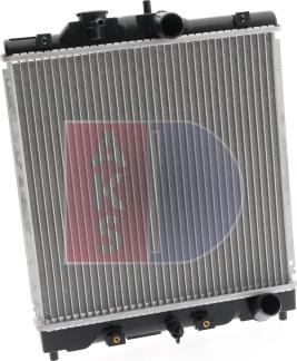 AKS Dasis 100014N - Radiator, engine cooling autospares.lv