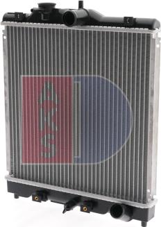 AKS Dasis 100014N - Radiator, engine cooling autospares.lv