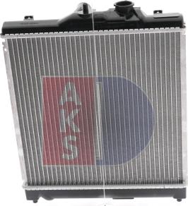 AKS Dasis 100014N - Radiator, engine cooling autospares.lv