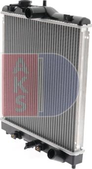 AKS Dasis 100014N - Radiator, engine cooling autospares.lv