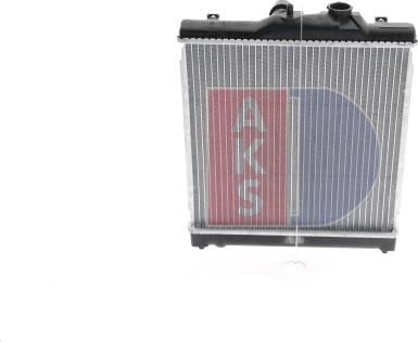 AKS Dasis 100017N - Radiator, engine cooling autospares.lv