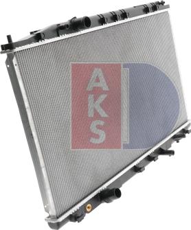 AKS Dasis 100082N - Radiator, engine cooling autospares.lv