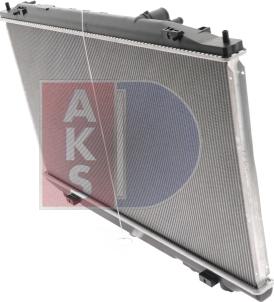 AKS Dasis 100082N - Radiator, engine cooling autospares.lv