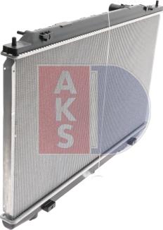 AKS Dasis 100082N - Radiator, engine cooling autospares.lv