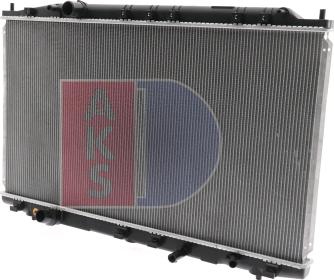 AKS Dasis 100082N - Radiator, engine cooling autospares.lv