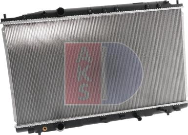 AKS Dasis 100082N - Radiator, engine cooling autospares.lv