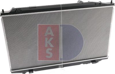 AKS Dasis 100082N - Radiator, engine cooling autospares.lv