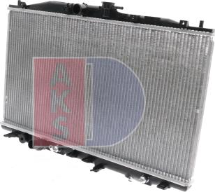 AKS Dasis 100038N - Radiator, engine cooling autospares.lv