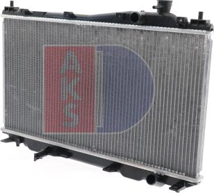 AKS Dasis 100024N - Radiator, engine cooling autospares.lv