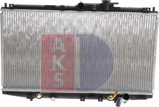AKS Dasis 100027N - Radiator, engine cooling autospares.lv