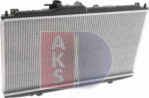 AKS Dasis 100027N - Radiator, engine cooling autospares.lv