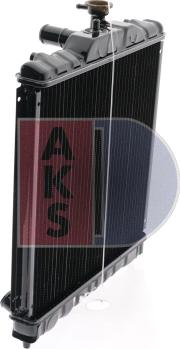 AKS Dasis 100120N - Radiator, engine cooling autospares.lv