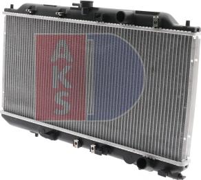 AKS Dasis 100870N - Radiator, engine cooling autospares.lv