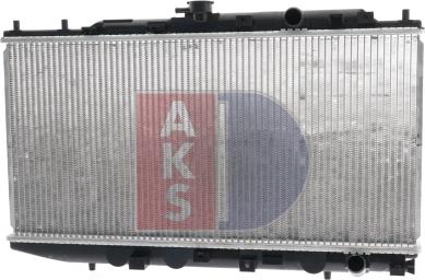 AKS Dasis 100350N - Radiator, engine cooling autospares.lv