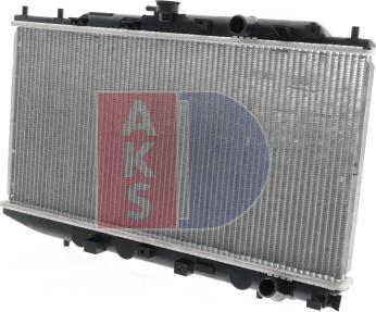 AKS Dasis 100350N - Radiator, engine cooling autospares.lv